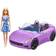 Mattel Barbie Doll with Flower Dress & Convertible