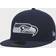 New Era College Seattle Seahawks Omaha 59FIFTY Fitted Hat - Navy