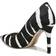 Sam Edelman Hazel - Black/Ivory Zebra Brahma