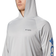 Columbia Men’s PFG Terminal Tackle Hoodie Tall - Cool Grey/Vivid Blue Logo