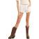 Free People Loving Good Vibrations Cutoffs Shorts - Spring White