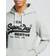 Superdry Vintage Logo Embroidery Hoodie - Grey Marl