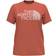 The North Face Women's Short Sleeve Half Dome Tri-Blend Tee - Emberglow Orange Heather