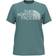 The North Face Women's Short Sleeve Half Dome Tri-Blend Tee - Bristol Blue Heather