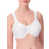 Bali Satin Tracings Underwire Minimizer Bra - White