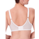 Bali Satin Tracings Underwire Minimizer Bra - White