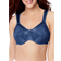 Bali Satin Tracings Underwire Minimizer Bra - In The Navy Scroll