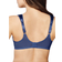 Bali Satin Tracings Underwire Minimizer Bra - In The Navy Scroll