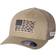 Columbia PFG Fish Flag Mesh Ball Cap High Crown - Tusk