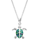 Montana Silversmiths Turtle Love Pendant Necklace - Silver/Green/Transparent