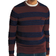 Nautica Striped Sweater - Burgundy