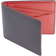 Royce RFID Blocking Contemporary Bifold Wallet - Black/Red