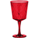 Certified International 8-Piece 13 oz. Ruby Acrylic Goblet Glass Wine Glass 13fl oz 8