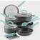 Rachael Ray Create Delicious Set di pentole con coperchio 11 Parti