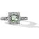 David Yurman Petite Chatelaine Pavé Bezel Ring - Silver/Prasiolite/Diamonds