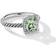 David Yurman Petite Chatelaine Pavé Bezel Ring - Silver/Prasiolite/Diamonds