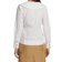 Ganni Poplin V-Neck Frill Collar Shirt - Bright White