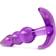 Blush Novelties B Yours Triple Bead Anal Plug Purple