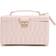 Wolf Caroline Medium jewellery Case - Rose Quartz