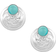 Montana Silversmiths Two Way Concho Turquoise Post Earrings -