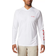 Columbia PFG Terminal Tackle Hoodie - White/Red Spark Logo