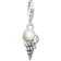 Thomas Sabo Charm Club Collectable Shell Charm Pendent - Silver/Black/Pearl