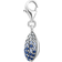 Thomas Sabo Charm Club Collectable Shell Charm Pendant - Silver/Blue/Transparent