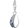 Thomas Sabo Charm Club Collectable Shell Charm Pendant - Silver/Blue/Transparent