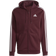 Adidas Essentials Fleece 3-Stripes Full-Zip Hoodie Men - Victory Crimson/White