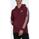 Adidas Essentials Fleece 3-Stripes Full-Zip Hoodie Men - Victory Crimson/White