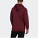 Adidas Essentials Fleece 3-Stripes Full-Zip Hoodie Men - Victory Crimson/White