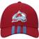 adidas Colorado Avalanche Locker Room Primegreen Three Stripe Adjustable Hat - Burgundy