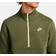 Nike Sportswear Club Brushed-Back 1/2-Zip Sweatshirt - Rough Green/Saturn Gold/Saturn Gold