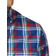 Nautica Big & Tall Classic Fit Wrinkle-Resistant Plaid Shirt - Blue Depths