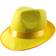 Folat Trilby hoed neon geel