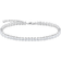 Thomas Sabo Tennis Bracelet - Silver/Transparent