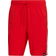 adidas Classic-Length 3-Stripes Swim Shorts - Vivid Red/White