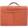 Swiss Mobility The Bugatti Group Milestone Briefcase - Cognac