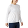 Columbia Women’s PFG Tidal Tee II Long Sleeve Shirt - White/Cirrus Grey Logo