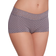 Maidenform Cotton Boyshort with Lace - Steel Grey Dot