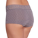 Maidenform Cotton Boyshort with Lace - Steel Grey Dot