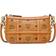 MCM Aren Shoulder Bag in Visetos Mini - Cognac