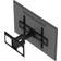 Monoprice Titan Series Full Motion Dual Stud Single Arm Wall Mount For Large Up to 70" Inch TVs Displays, Max 99 LBS. 200x200 to 600x400, Black