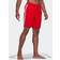 adidas Classic-Length 3-Stripes Swim Shorts - Vivid Red/White