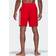 adidas Classic-Length 3-Stripes Swim Shorts - Vivid Red/White