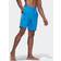 adidas Classic-Length 3-Stripes Swim Shorts - Blue Rush/White