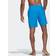 adidas Classic-Length 3-Stripes Swim Shorts - Blue Rush/White