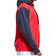 Champion Powerblend Fleece Embroidered C Logo Colorblock Hoodie - Scarlet/Navy