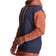 Champion Powerblend Fleece Embroidered C Logo Colorblock Hoodie - Navy/Leather Brown