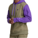 Champion Powerblend Fleece Embroidered C Logo Colorblock Hoodie - Cargo Olive/Purple